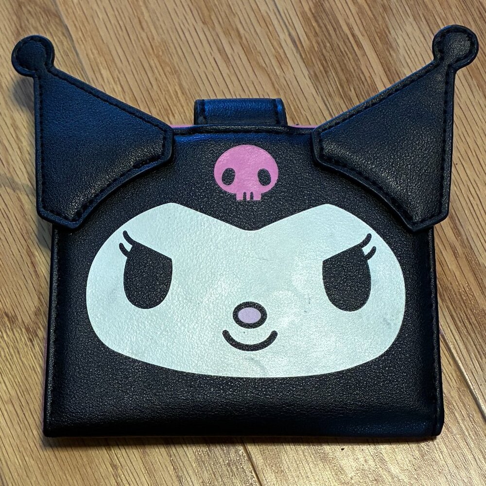 Loungefly, Sanrio Kuromi Wallet, Anime Character Snap Closure Flap Wallet